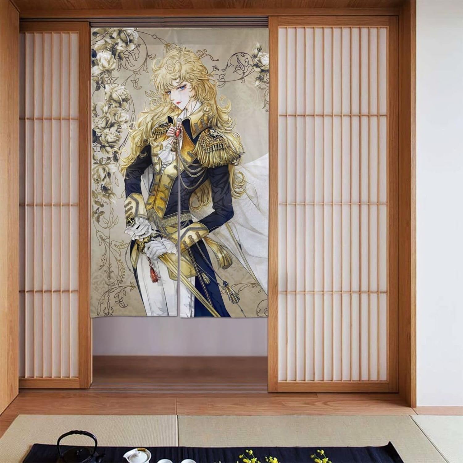 さえらのれん Amazon｜人気 和風 のれん ベルサイユのばら (3) ファッション